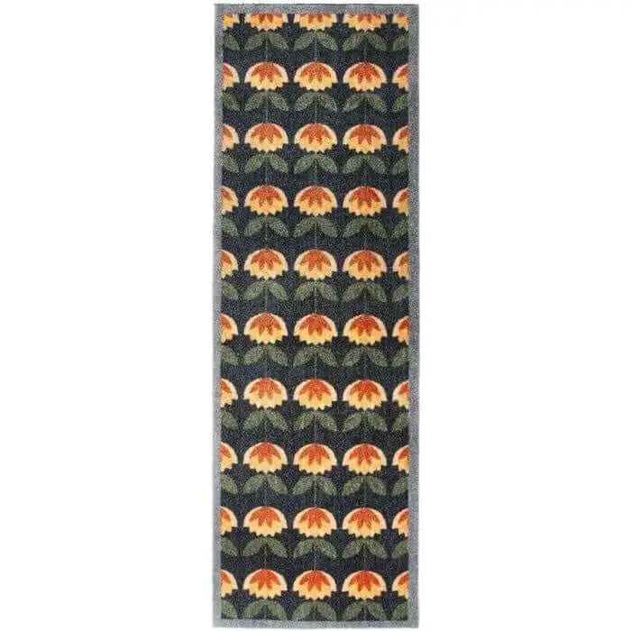 Washable Mat and Runner Plant Design - My Retro Floral / 50X150 cm - Doormat