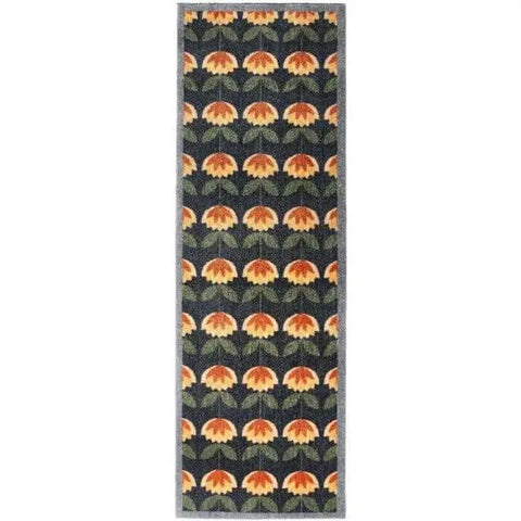 Washable Mat and Runner Plant Design - My Retro Floral / 50X150 cm - Doormat