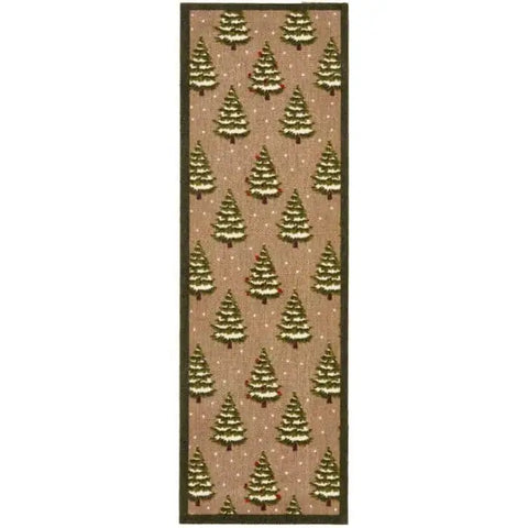 Washable Mat and Runner Plant Design - My Winter / 50X150 cm - Doormat