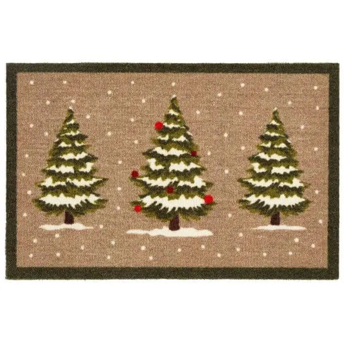 Washable Mat and Runner Plant Design - My Winter / 50X75 cm - Doormat