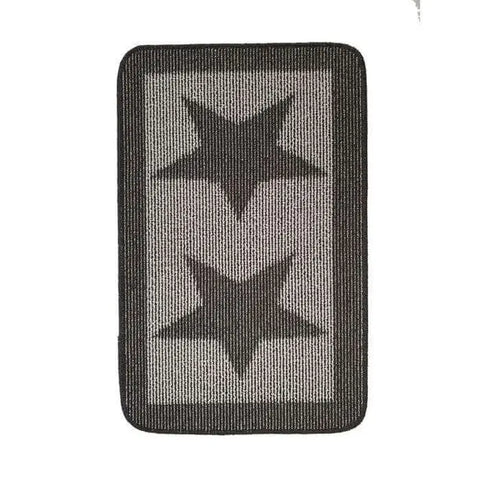 Washable Mat and Runner Star Design - 50X80 cm / Dark Grey - Rugs