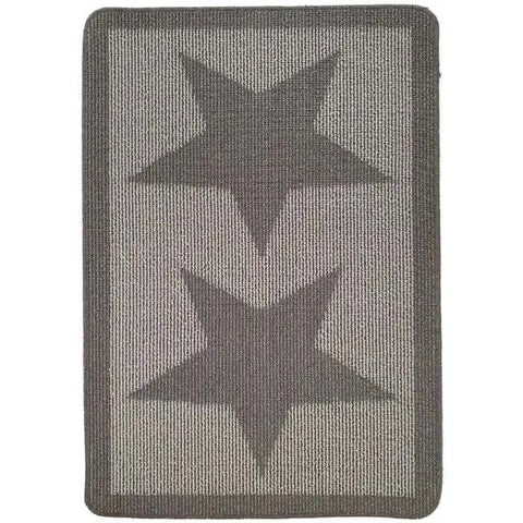 Washable Mat and Runner Star Design - 67X100 cm / Dark Grey - Rugs