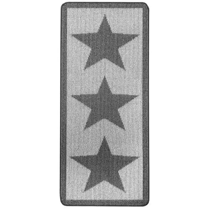 Washable Mat and Runner Star Design - 67X150 cm / Dark Grey - Rugs
