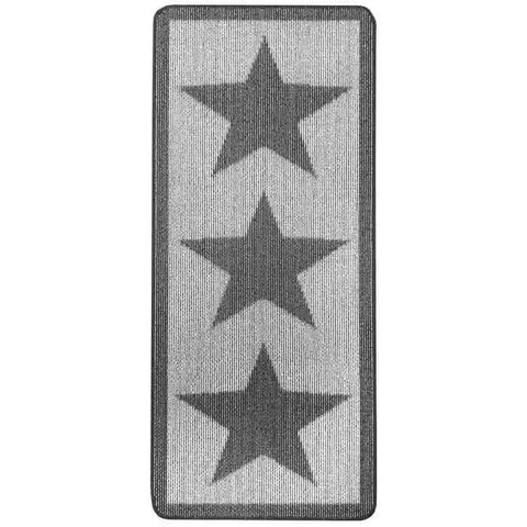 Washable Mat and Runner Star Design - 67X150 cm / Dark Grey - Rugs