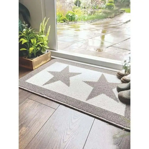 Washable Mat and Runner Star Design - Rugs