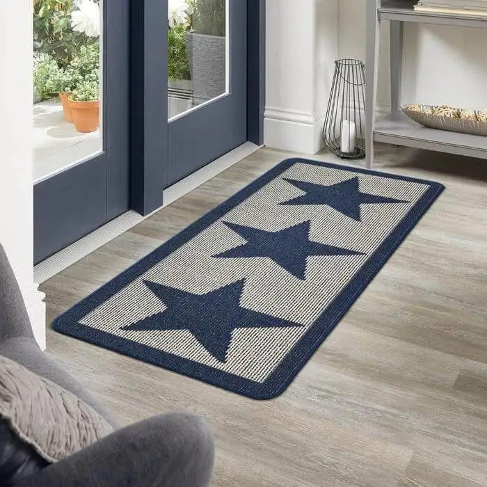 Washable Mat and Runner Star Design - Rugs