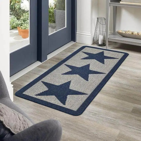 Washable Mat and Runner Star Design - Rugs