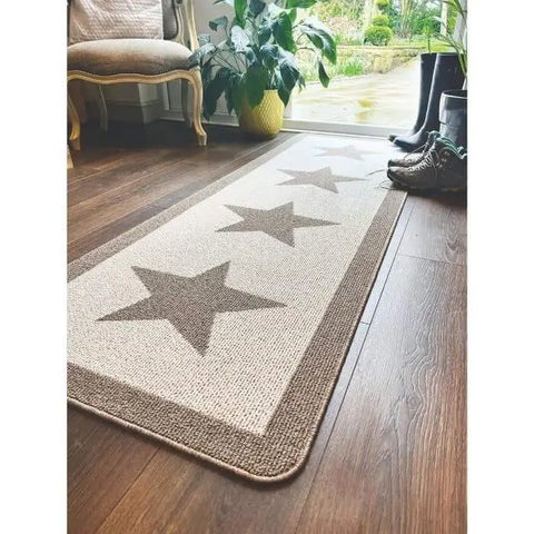 Washable Mat and Runner Star Design - Rugs