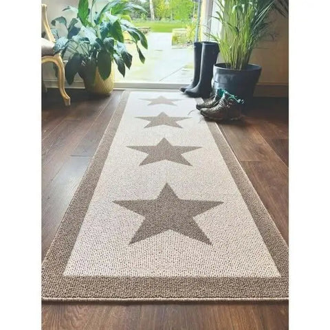 Washable Mat and Runner Star Design - Rugs