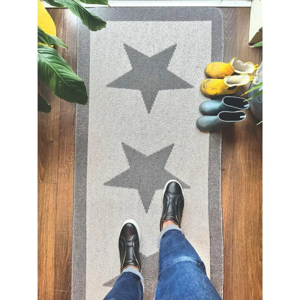 Washable Mat and Runner Star Design - Rugs