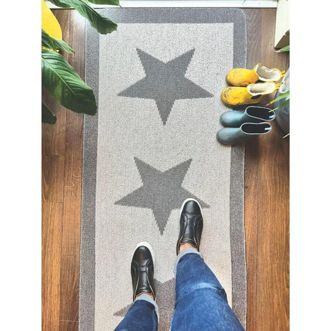 Washable Mat and Runner Star Design - Rugs