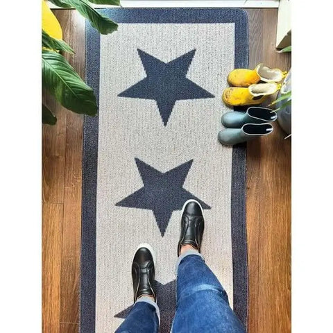 Washable Mat and Runner Star Design - Rugs