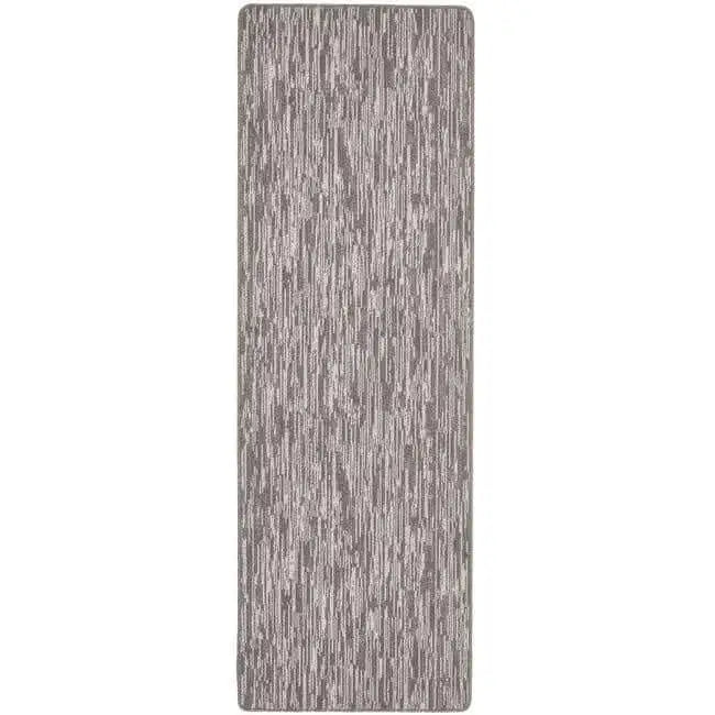 Washable Mat and Runners Abstract Design - 67X200 cm / Grey - Rugs