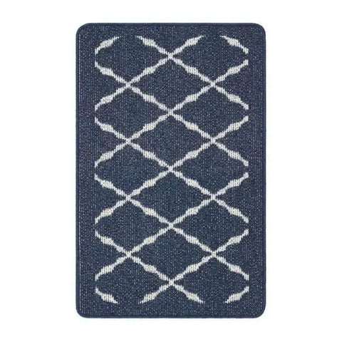 Washable Mat and Runners Diamond - 50X80 cm / Blue - Rugs