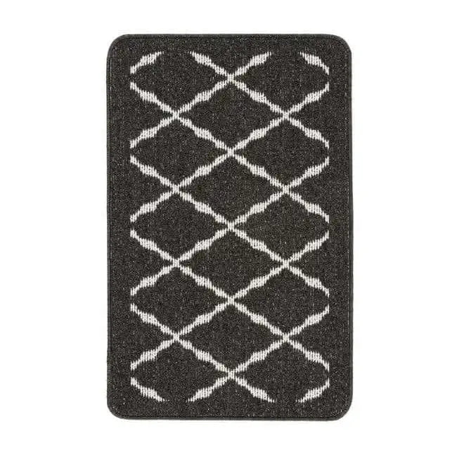 Washable Mat and Runners Diamond - 50X80 cm / Dark Grey - Rugs