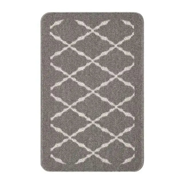Washable Mat and Runners Diamond - 50X80 cm / Grey - Rugs