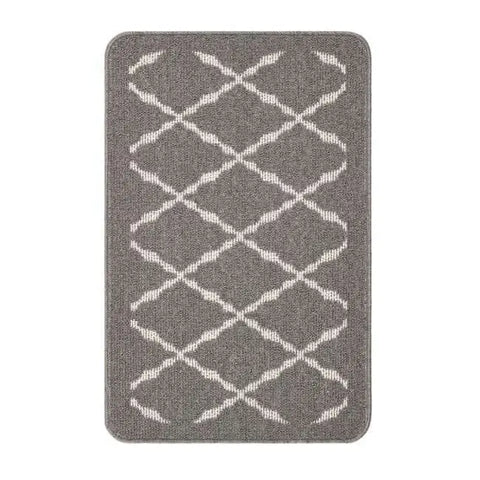 Washable Mat and Runners Diamond - 50X80 cm / Grey - Rugs