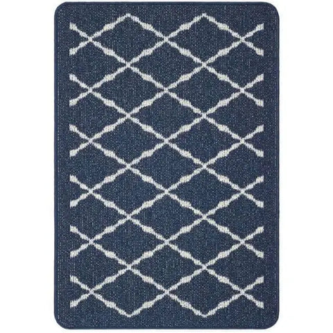 Washable Mat and Runners Diamond - 67X100 cm / Blue - Rugs