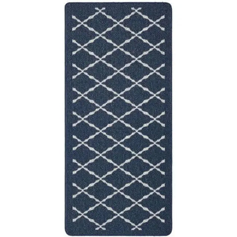 Washable Mat and Runners Diamond - 67X150 cm / Blue - Rugs