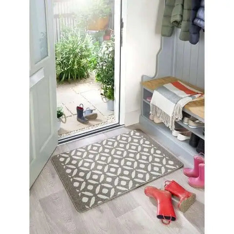 Washable Mat and Runners Geometric Design - Rugs