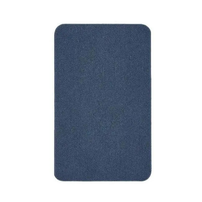 Washable Mat and Runners Plain Design - 50X80 cm / Blue - Rugs