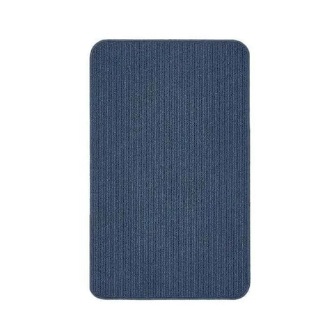 Washable Mat and Runners Plain Design - 50X80 cm / Blue - Rugs