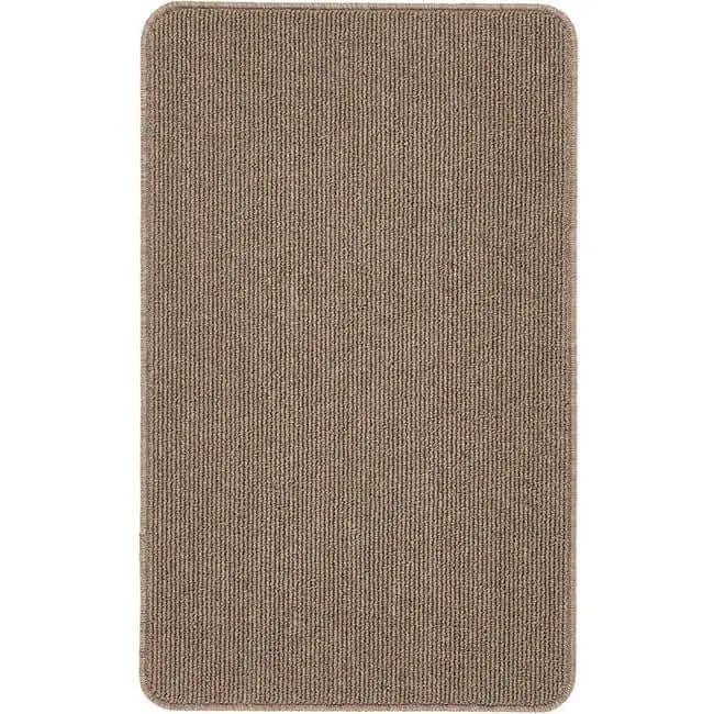Washable Mat and Runners Plain Design - 67X100 cm / Brown - Rugs