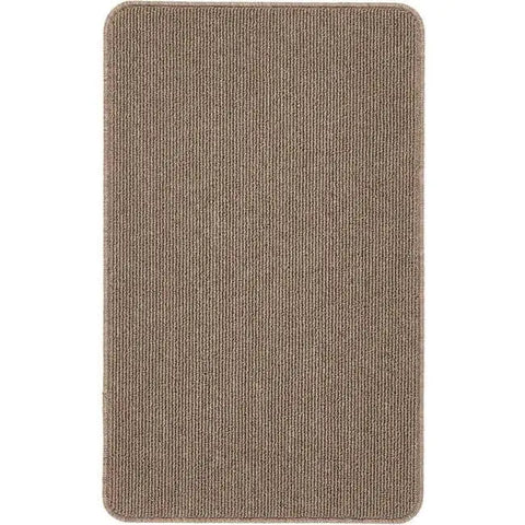 Washable Mat and Runners Plain Design - 67X100 cm / Brown - Rugs
