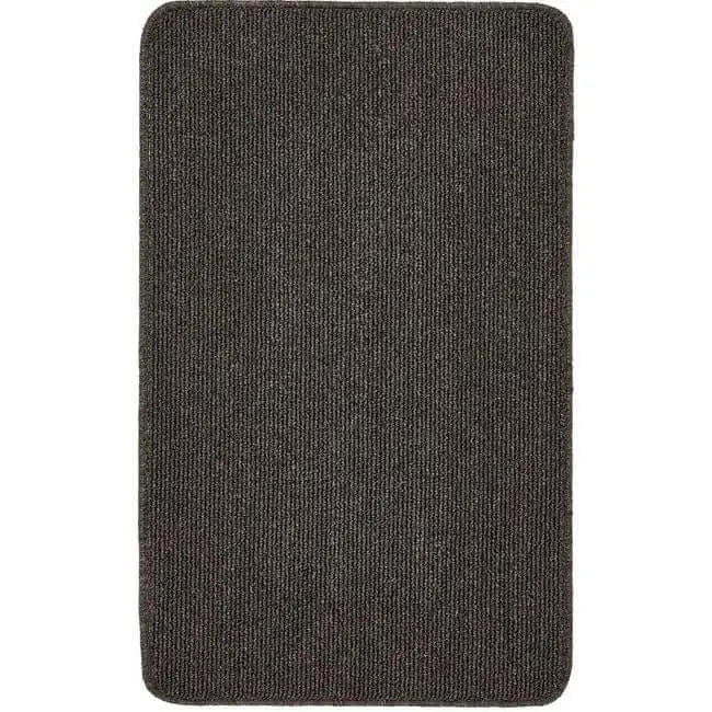 Washable Mat and Runners Plain Design - 67X100 cm / Dark Grey - Rugs