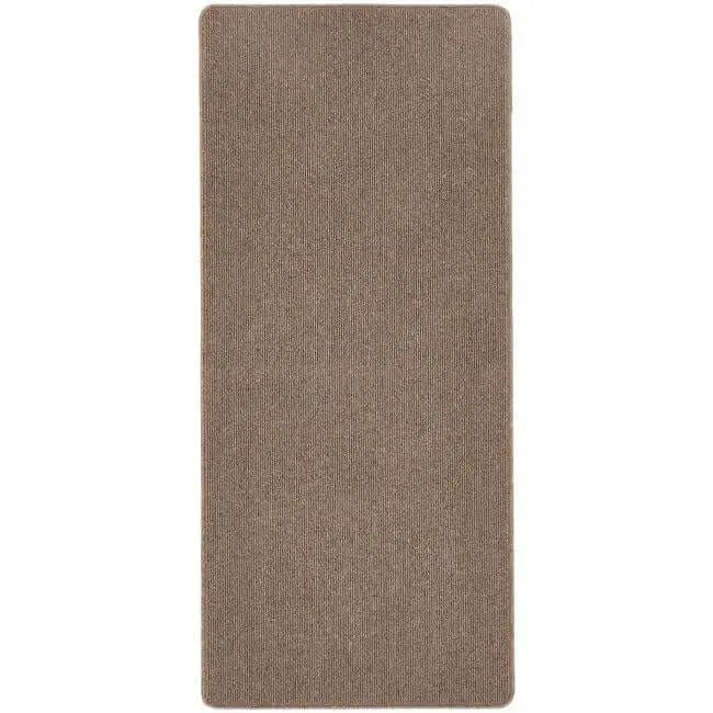Washable Mat and Runners Plain Design - 67X150 cm / Brown - Rugs
