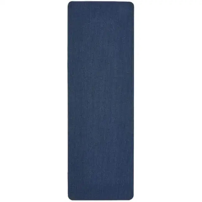 Washable Mat and Runners Plain Design - 67X200 cm / Blue - Rugs