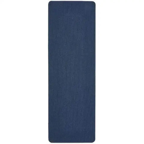 Washable Mat and Runners Plain Design - 67X200 cm / Blue - Rugs