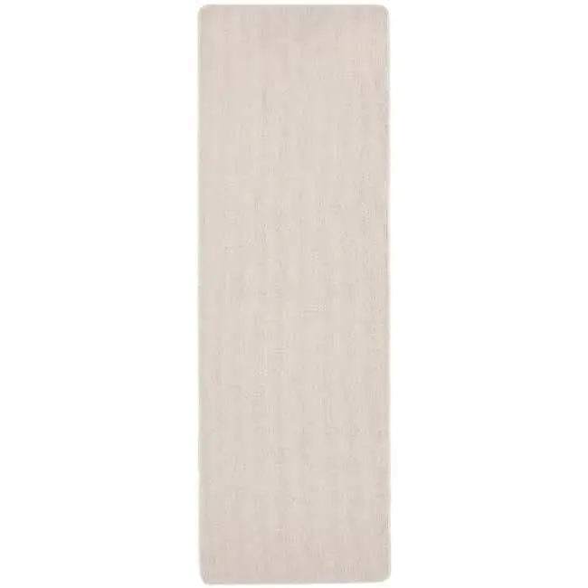 Washable Mat and Runners Plain Design - 67X200 cm / Cream - Rugs