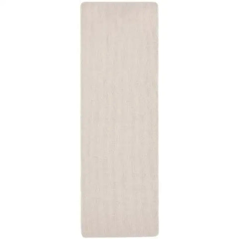 Washable Mat and Runners Plain Design - 67X200 cm / Cream - Rugs