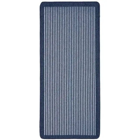 Washable Mat and Runners Stripe Design - 67X150 cm / Blue - Rugs