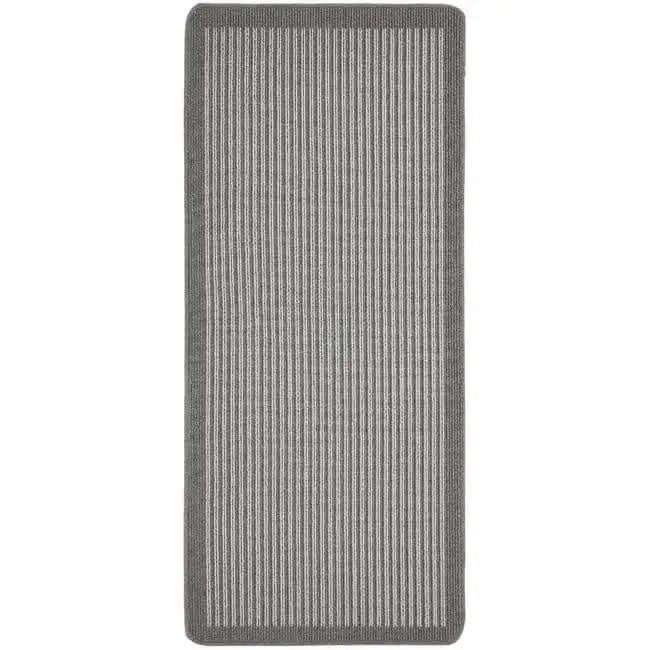 Washable Mat and Runners Stripe Design - 67X150 cm / Grey - Rugs