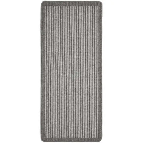 Washable Mat and Runners Stripe Design - 67X150 cm / Grey - Rugs