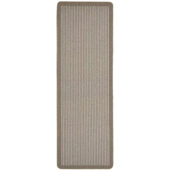 Washable Mat and Runners Stripe Design - 67X200 cm / Beige - Rugs