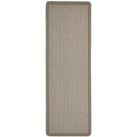 Washable Mat and Runners Stripe Design - 67X200 cm / Beige - Rugs