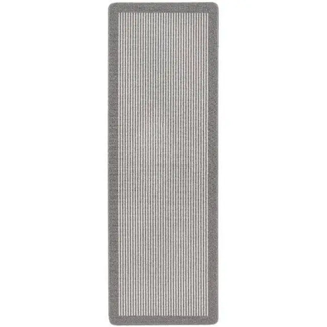Washable Mat and Runners Stripe Design - 67X200 cm / Grey - Rugs