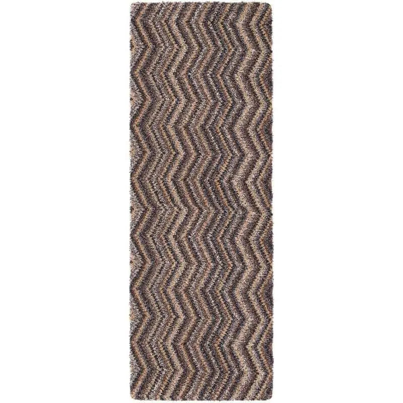 Washable Mat Chevron Design in Multicolour - 50X150 cm - Rugs
