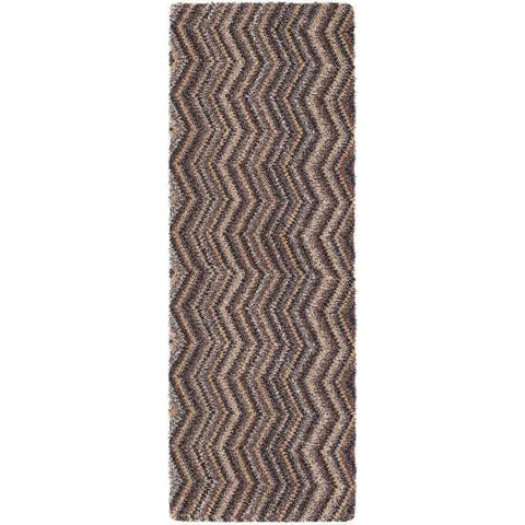 Washable Mat Chevron Design in Multicolour - 50X150 cm - Rugs