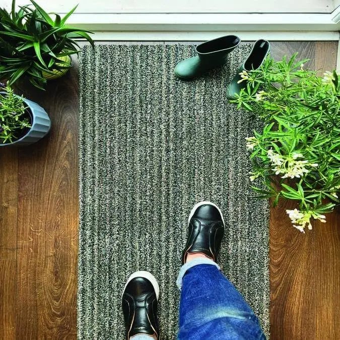 Washable Mat Stripe Design in Multicolour - Rugs