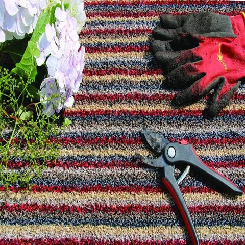 Washable Mat – Striped Design in Multicolour - Rugs