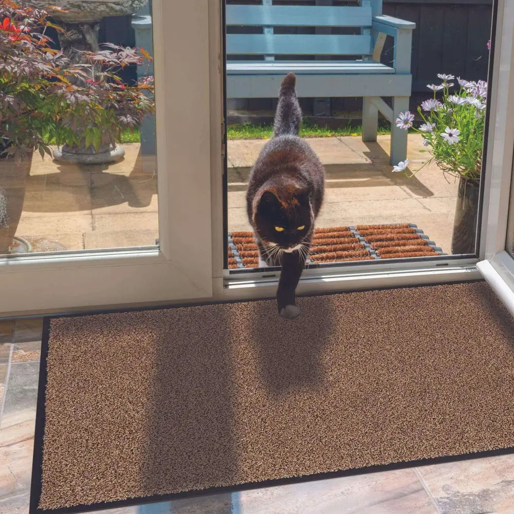 Washable Mat With Border Small Medium | 133 - Doormat