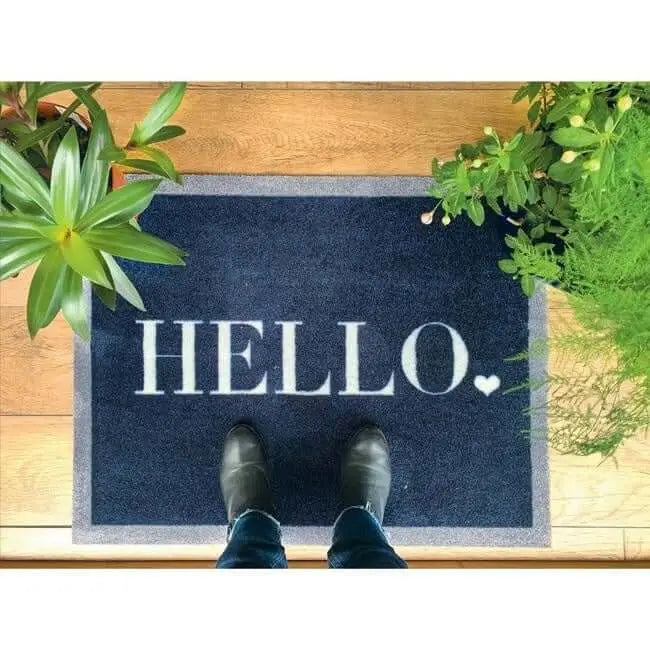 Washable Mats Bordered Design - Doormat