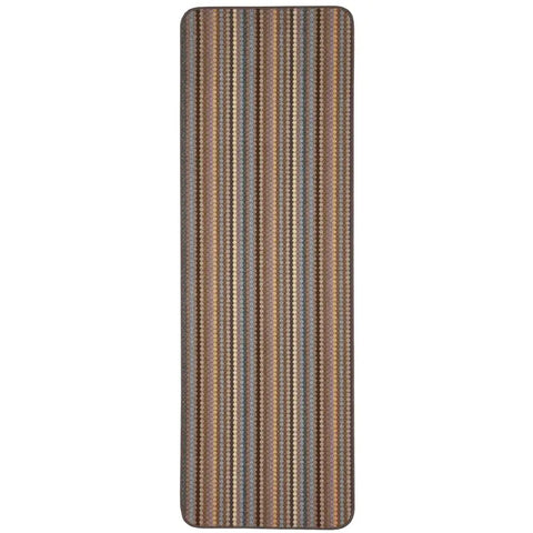 Washable Multicolour Stripe Mats| 111 - Beige / 67X200 cm - Doormat