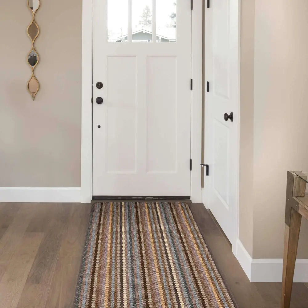 Washable Multicolour Stripe Mats| 111 - Doormat