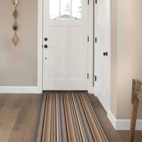 Washable Multicolour Stripe Mats| 111 - Doormat