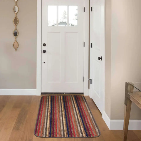 Washable Multicolour Stripe Mats| 111 - Doormat